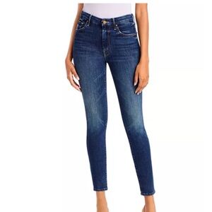 MOTHER Dark Blue Skinny Jeans